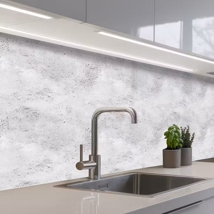 Keuken achterwand - Lichtgrijs - Ruw - Subtiel — 2
