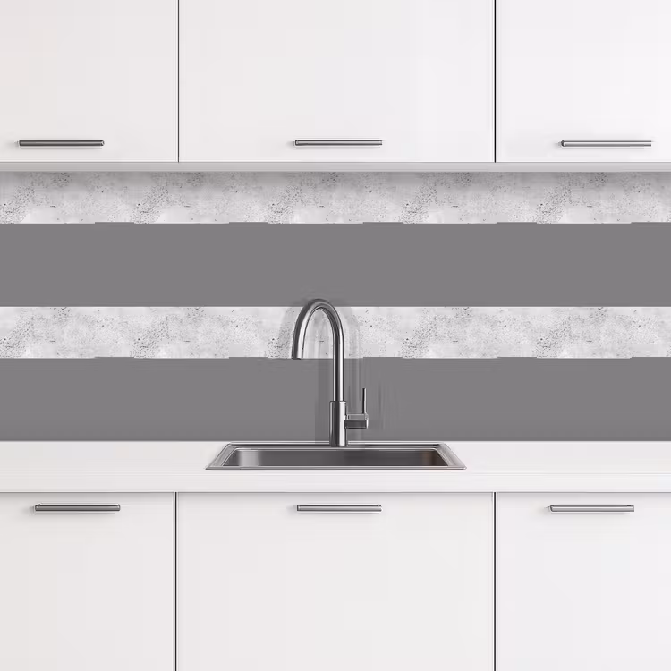 Keuken achterwand - Lichtgrijs - Ruw - Subtiel — 4