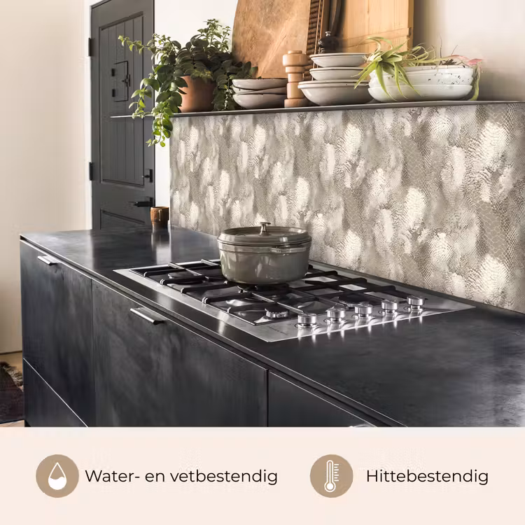 Keuken achterwand - Slang - Textuur - Zand — 5