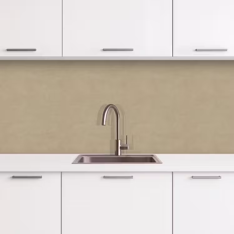 Keuken achterwand - Zandkleur - Korrelige structuur - Beton — 4