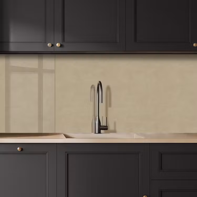 Keuken achterwand - Zandkleur - Korrelige structuur - Beton — 6