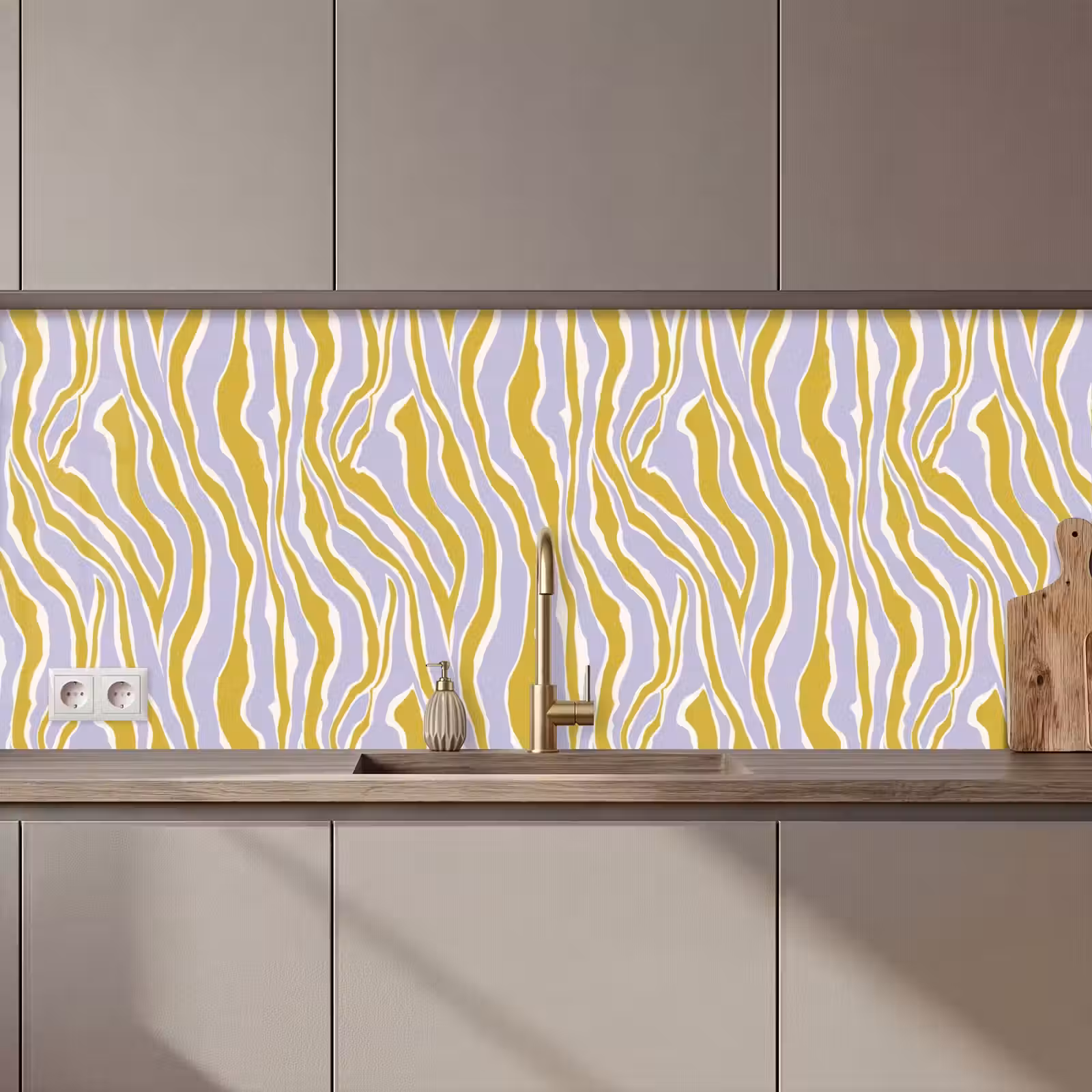 Keuken achterwand - Zebra - Modern - Meerkleurig — 1