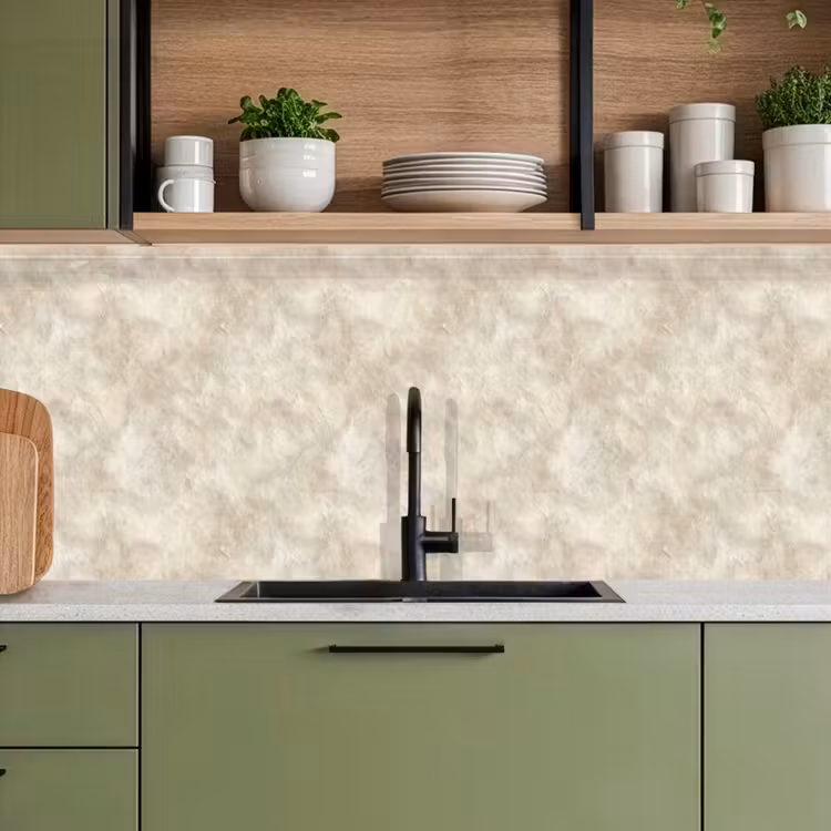 Keuken achterwand - Beige - Reliëfstructuur - Natuursteen — 8