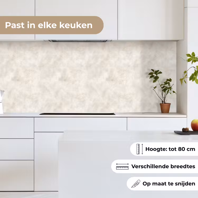 Keuken achterwand - Crèmebeige - Marmer - Aders — 7