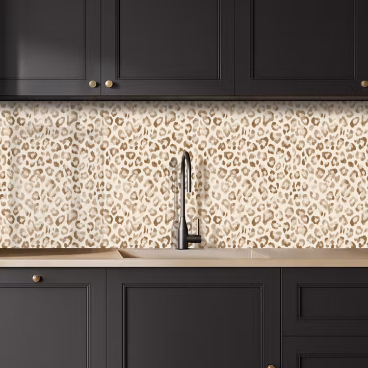 Keuken achterwand - Luipaard - Klassiek - Beige — 6