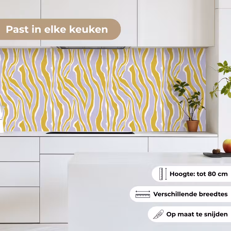 Keuken achterwand - Zebra - Modern - Meerkleurig — 7