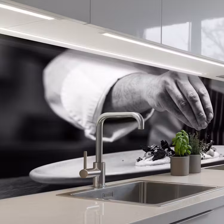 Keuken achterwand - Chef - Garnering - Gerecht — 2