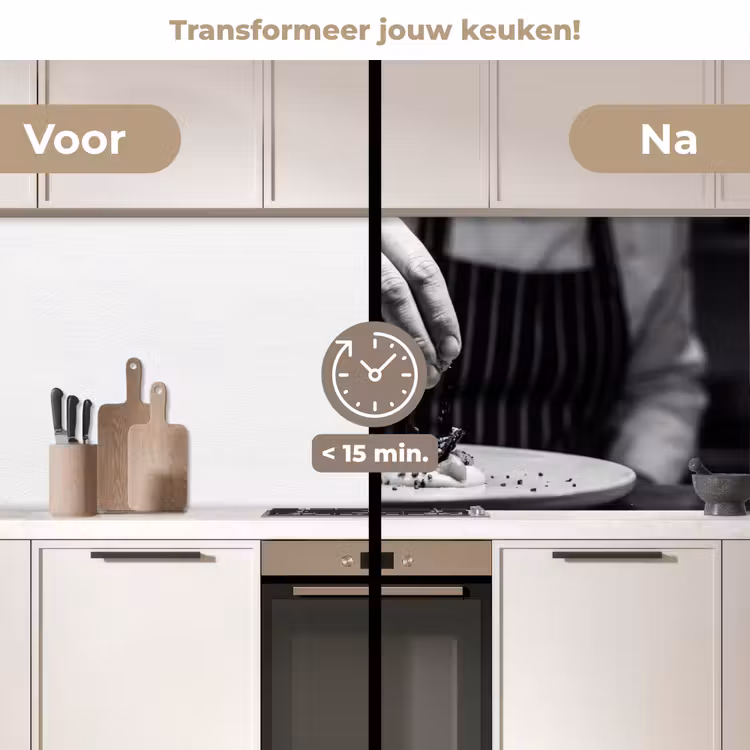 Keuken achterwand - Chef - Garnering - Gerecht — 3