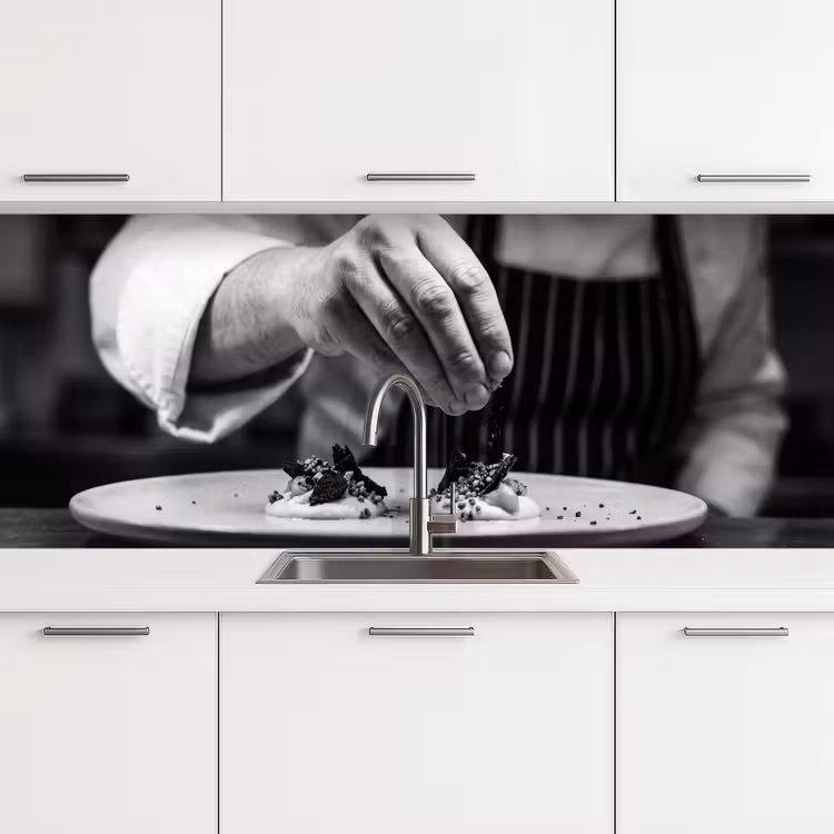 Keuken achterwand - Chef - Garnering - Gerecht — 4