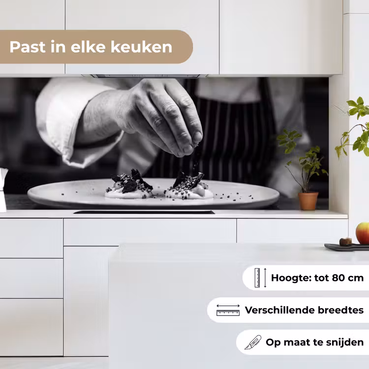 Keuken achterwand - Chef - Garnering - Gerecht — 7