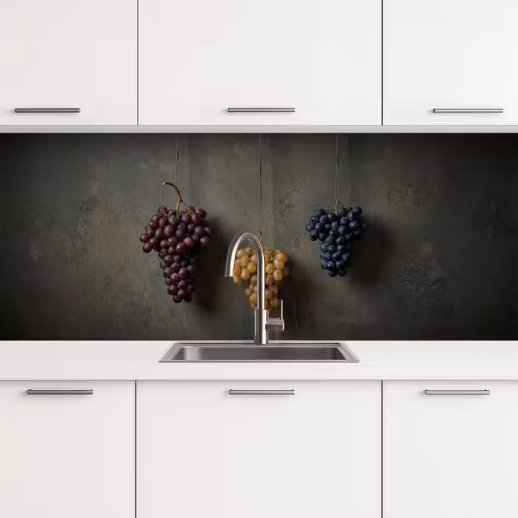 Keuken achterwand - Druiven - Kleurrijk - Muur — 4