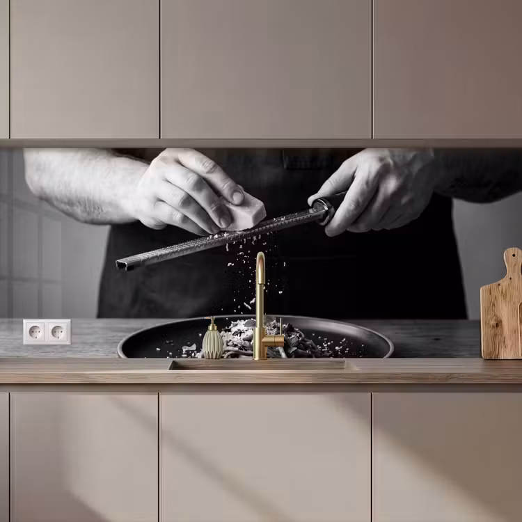 Keuken achterwand - Kaas - Pasta - Rasp — 1