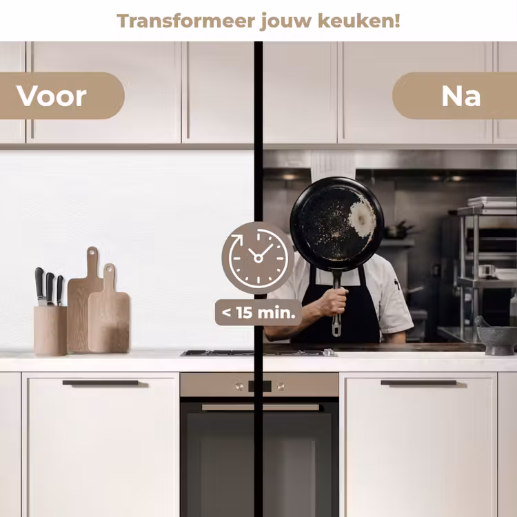 Keuken achterwand - Koks - Koekenpannen - Keuken — 3