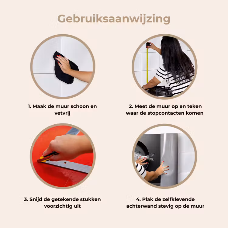 Keuken achterwand - Pan - Vis - Zwart - Wit — 9