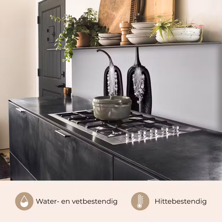 Keuken achterwand - Pepers - Zwart - Wit - Zaadlijsten — 5