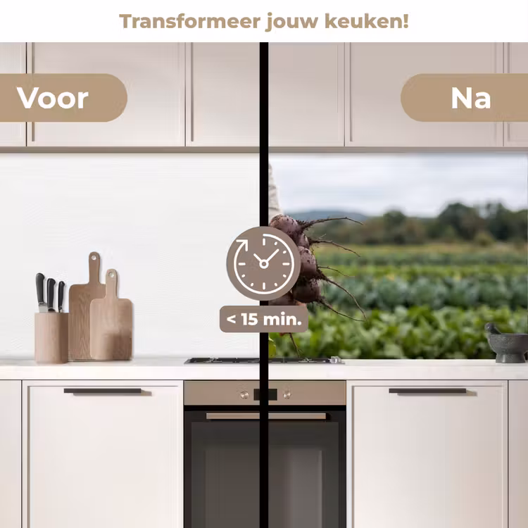 Keuken achterwand - Bieten - Vers - Moestuin — 3