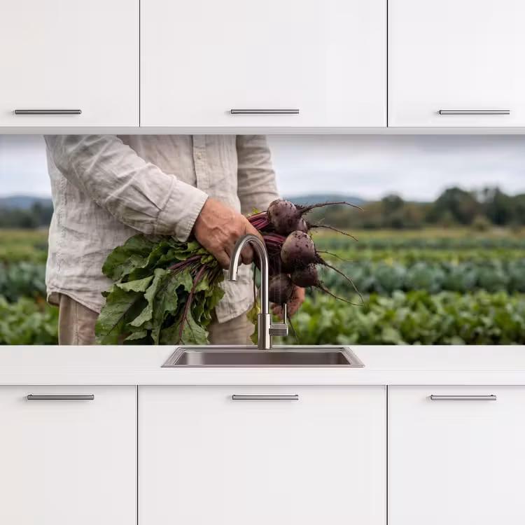 Keuken achterwand - Bieten - Vers - Moestuin — 4
