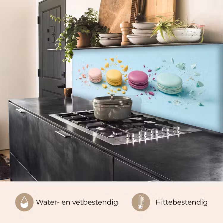 Keuken achterwand - Macarons - Kleurrijk - Pastel — 5
