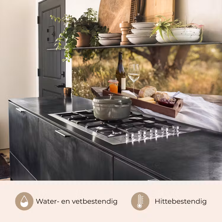 Keuken achterwand - Picknick - Wijn - Kaasplankje — 5