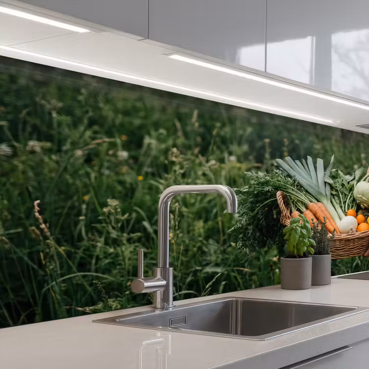 Keuken achterwand - Veld - Groenten - Biologisch - Oogst — 2