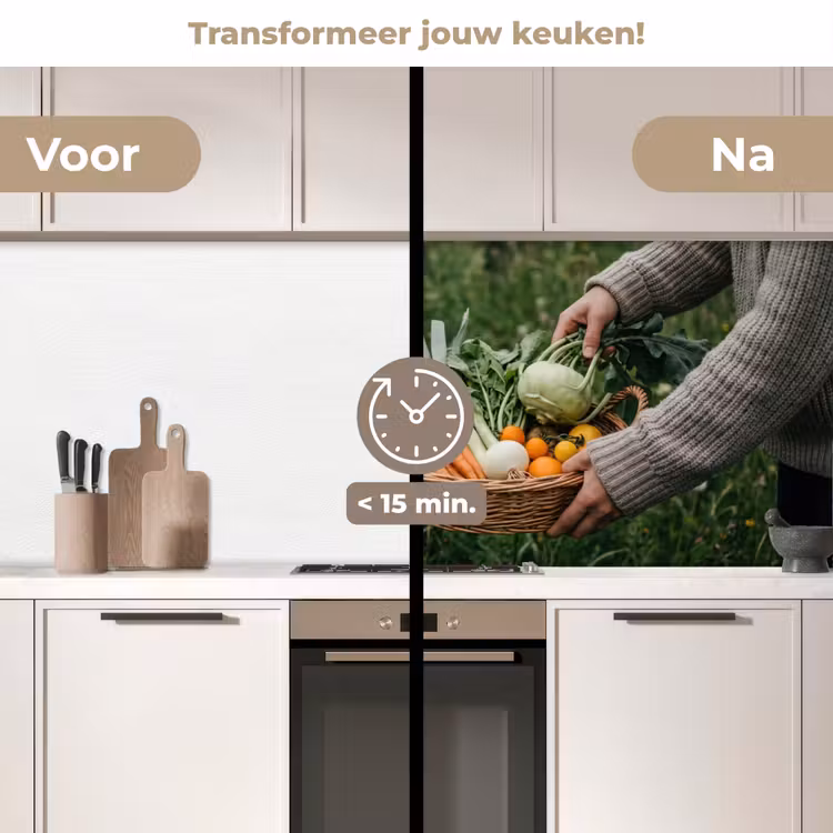 Keuken achterwand - Veld - Groenten - Biologisch - Oogst — 3
