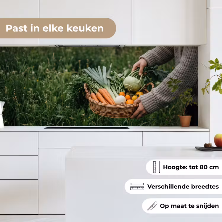 Keuken achterwand - Veld - Groenten - Biologisch - Oogst — 7
