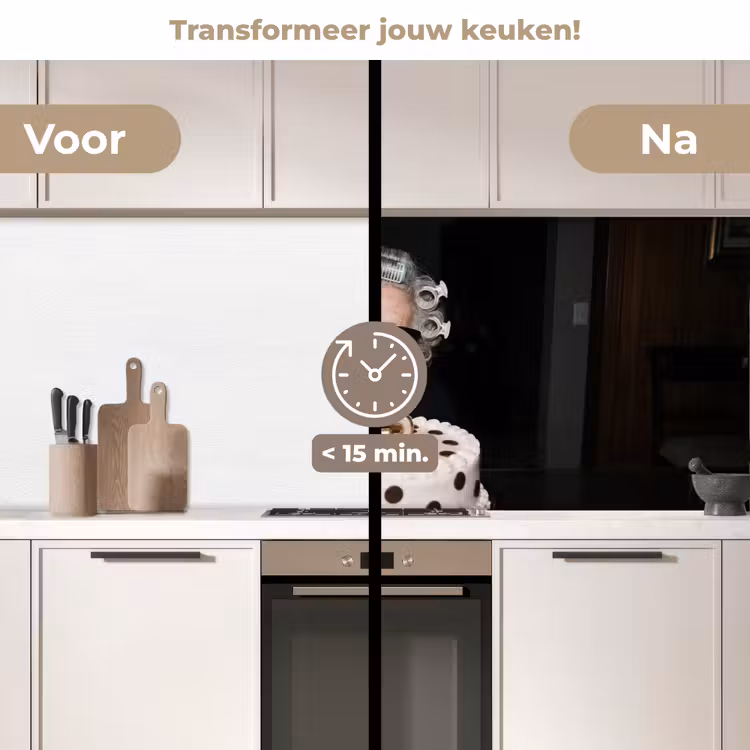 Keuken achterwand - Verjaardag - Krulspeld - Oma — 3