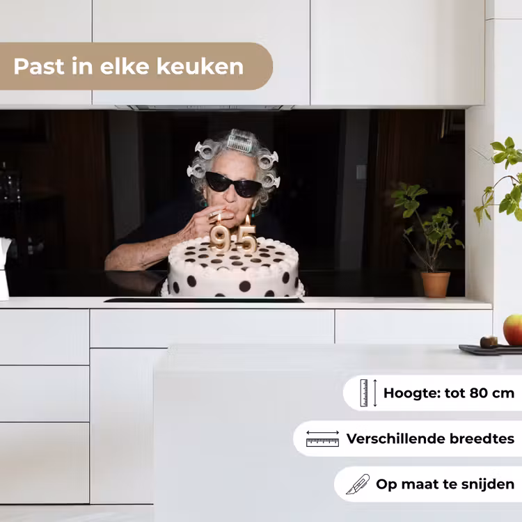 Keuken achterwand - Verjaardag - Krulspeld - Oma — 7