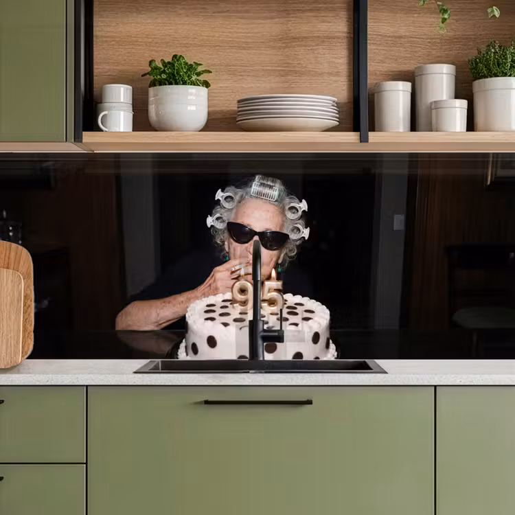 Keuken achterwand - Verjaardag - Krulspeld - Oma — 8