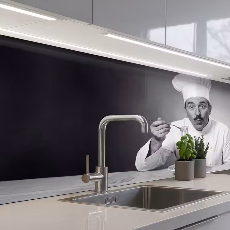 Keuken achterwand - Chef - Spaghetti - Pasta — 2
