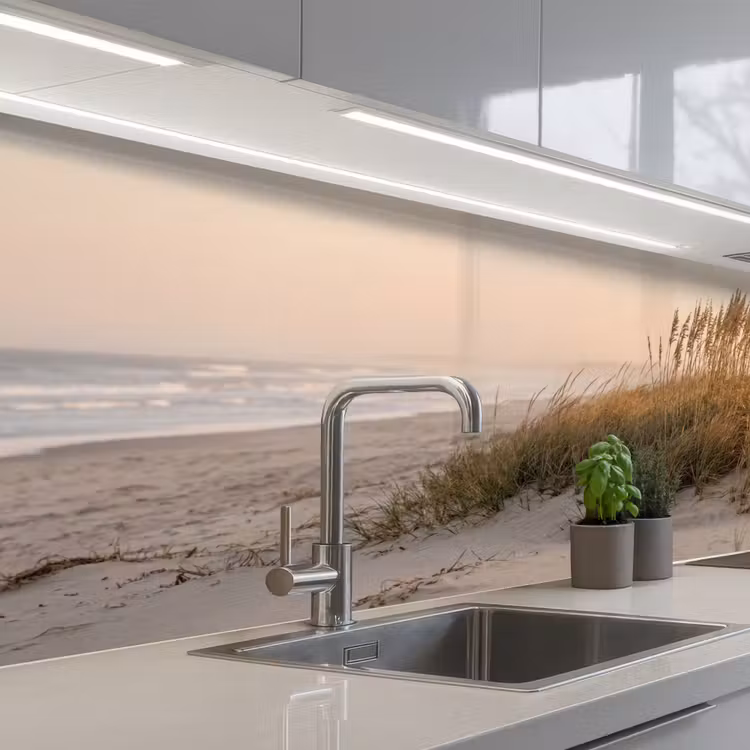 Keuken achterwand - Duinlandschap - Zonsondergang - Strand — 2