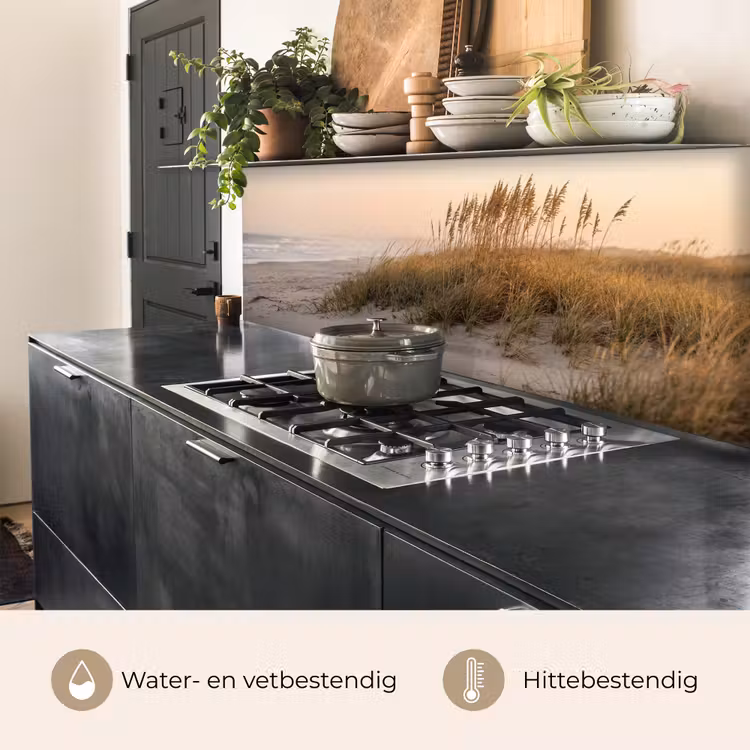 Keuken achterwand - Duinlandschap - Zonsondergang - Strand — 5