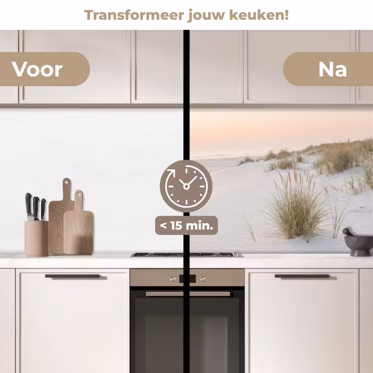 Keuken achterwand - Horizon - Duinlandschap - Zand — 3