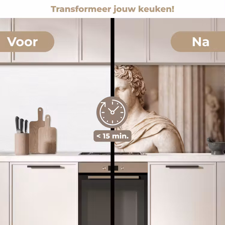 Keuken achterwand - Klassiek - Marmer - Wijn — 3