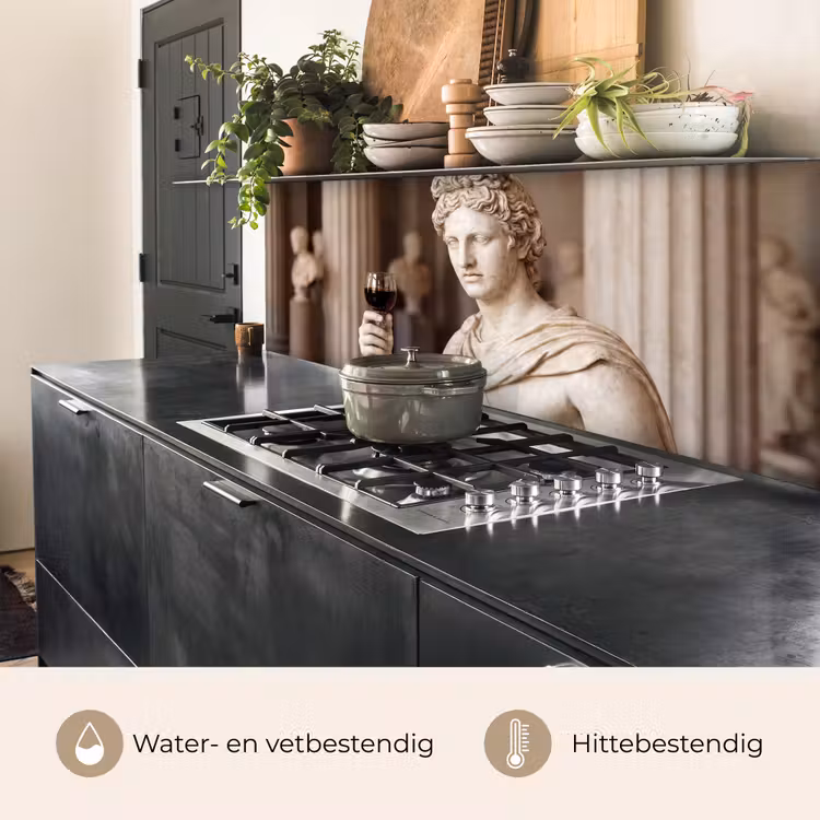 Keuken achterwand - Klassiek - Marmer - Wijn — 5
