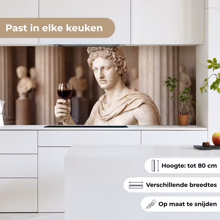 Keuken achterwand - Klassiek - Marmer - Wijn — 7