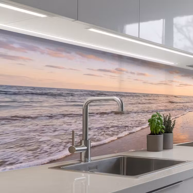 Keuken achterwand - Strand - Branding - Wolken — 2