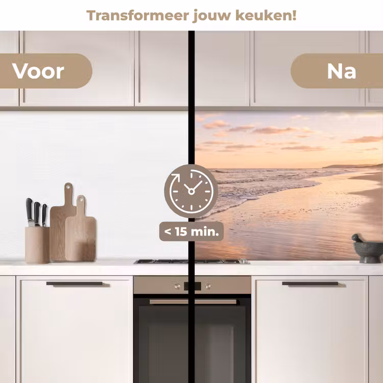 Keuken achterwand - Strand - Branding - Wolken — 3