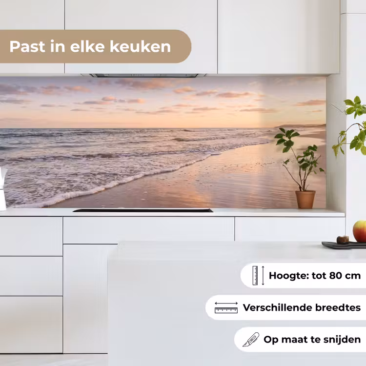 Keuken achterwand - Strand - Branding - Wolken — 7