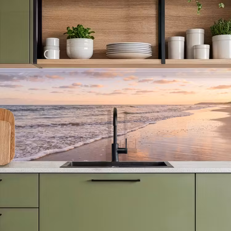 Keuken achterwand - Strand - Branding - Wolken — 8