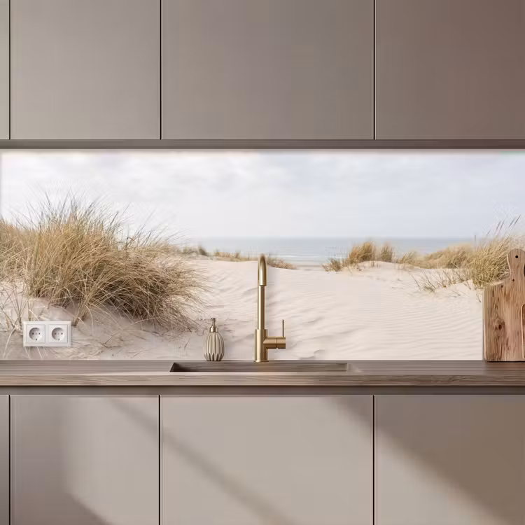 Keuken achterwand - Wolken - Duinlandschap - Zand — 1