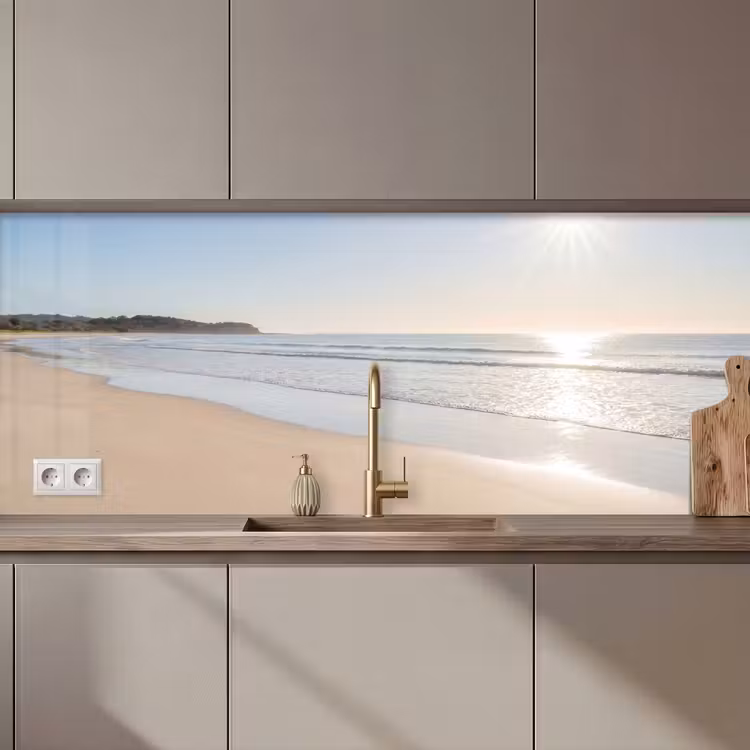 Keuken achterwand - Zee - Zon - Zand — 1
