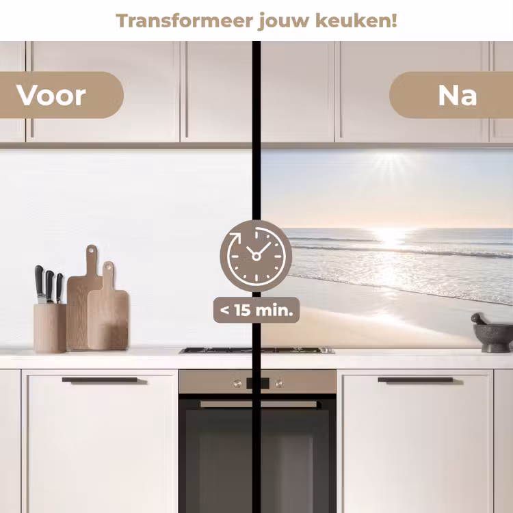 Keuken achterwand - Zee - Zon - Zand — 3
