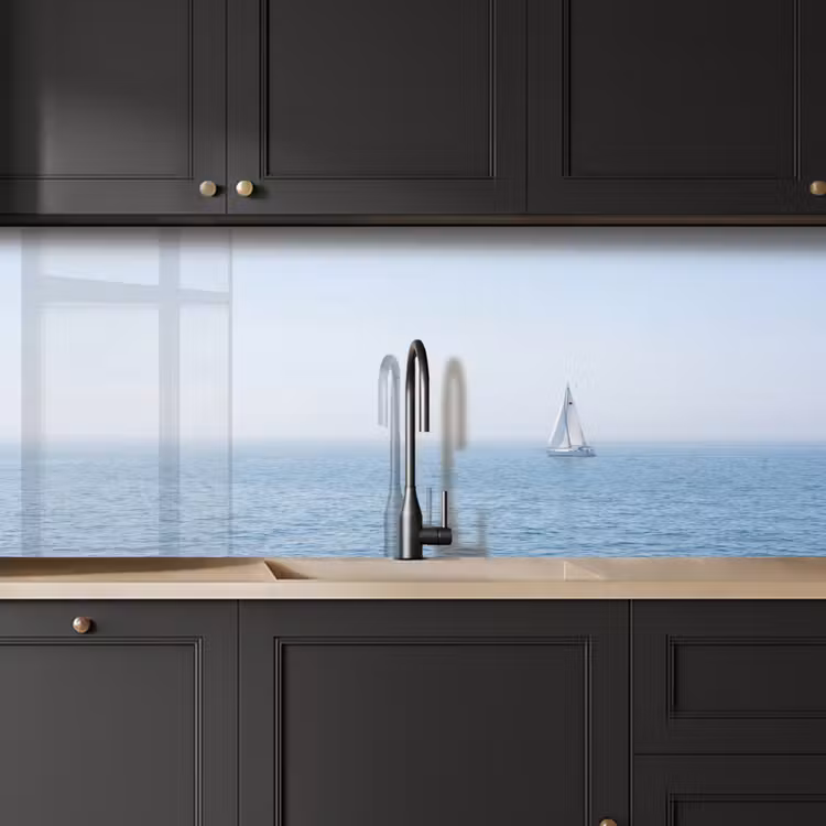 Keuken achterwand - Horizon - Zeilboot - Zee — 6