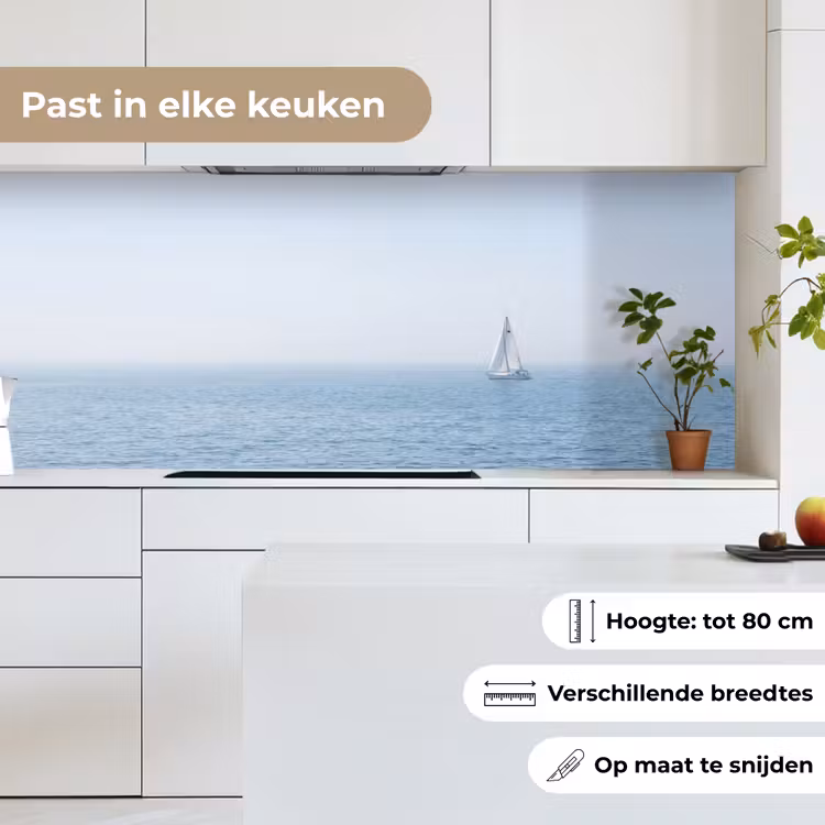 Keuken achterwand - Horizon - Zeilboot - Zee — 7