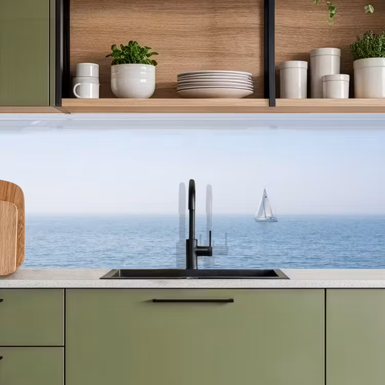 Keuken achterwand - Horizon - Zeilboot - Zee — 8