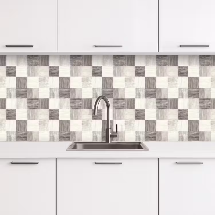 Keuken achterwand - Patroon - Dambord - Houtnerf — 4