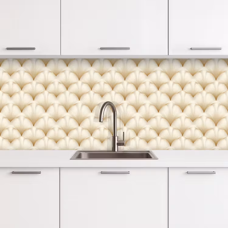 Keuken achterwand - Waaier - Motief - Goud — 4