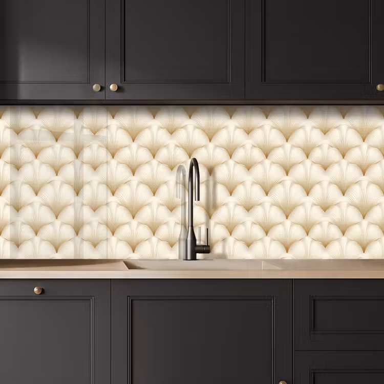 Keuken achterwand - Waaier - Motief - Goud — 6