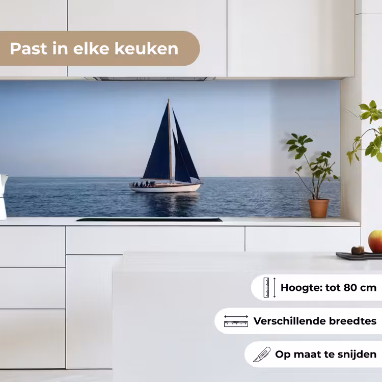 Keuken achterwand - Zeilboot - Zee - Blauw — 7